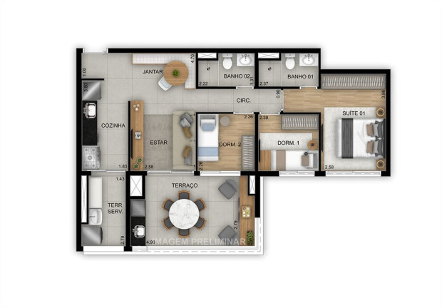 Imagem Apartamento com 3 Quartos à Venda, 112 m² em Tatuapé - São Paulo Imagem Apartamento com 3 Quartos à Venda, 112 m² em Tatuapé - São Paulo