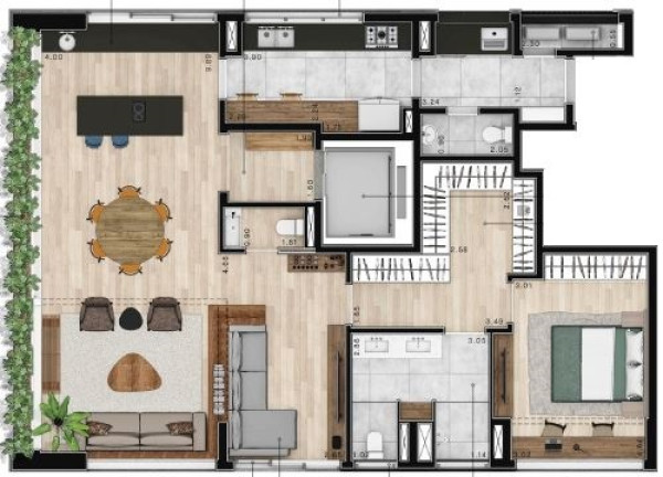 Imagem Apartamento com 3 Quartos à Venda, 196 m² em Cerqueira César - São Paulo