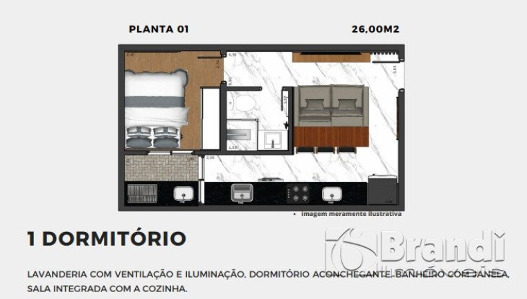 Imagem Apartamento com 1 Quarto à Venda, 26 m² em Vila Darli - São Paulo