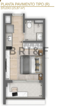Imagem Apartamento com 1 Quarto à Venda, 25 m² em Moema - São Paulo Imagem Apartamento com 1 Quarto à Venda, 25 m² em Moema - São Paulo