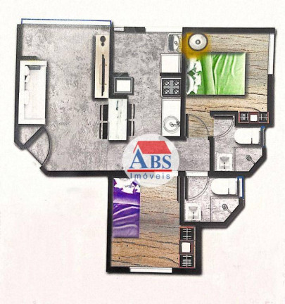Imagem Apartamento com 2 Quartos à Venda, 39 m² em Vila Nova - Cubatão Imagem Apartamento com 2 Quartos à Venda, 39 m² em Vila Nova - Cubatão