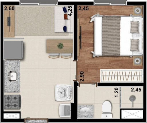 Imagem Apartamento com 1 Quarto à Venda, 24 m² em Vila Das Belezas - São Paulo Imagem Apartamento com 1 Quarto à Venda, 24 m² em Vila Das Belezas - São Paulo