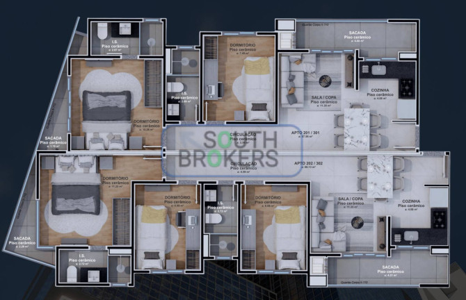 Imagem Apartamento com 3 Quartos à Venda, em Hauer - Curitiba Imagem Apartamento com 3 Quartos à Venda, em Hauer - Curitiba
