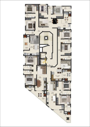 Apartamento com 2 Quartos à Venda, 68 m² em Morretes - Itapema