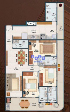 Imagem Apartamento com 3 Quartos à Venda, 131 m² em Vila Guilhermina - Praia Grande Imagem Apartamento com 3 Quartos à Venda, 131 m² em Vila Guilhermina - Praia Grande