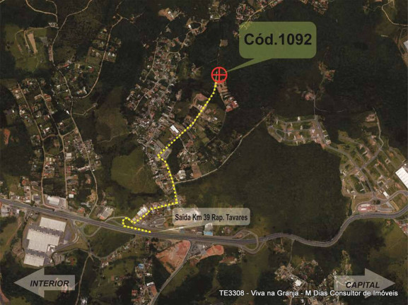 Terreno em Condomínio à Venda, 2.092 m² em Chácara Recanto Verde - Cotia