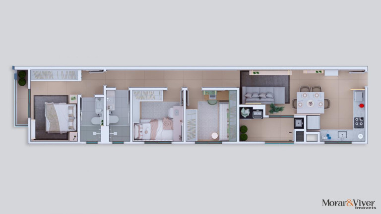 Imagem Apartamento com 3 Quartos à Venda, 70 m² em Bom Jesus - São José Dos Pinhais Imagem Apartamento com 3 Quartos à Venda, 70 m² em Bom Jesus - São José Dos Pinhais