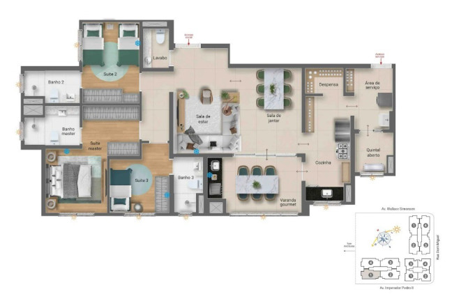 Imagem Apartamento com 3 Quartos à Venda, 117 m² em Nova Petrópolis - São Bernardo Do Campo Imagem Apartamento com 3 Quartos à Venda, 117 m² em Nova Petrópolis - São Bernardo Do Campo