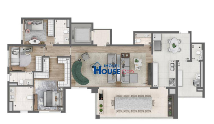 Imagem Apartamento com 3 Quartos à Venda, 157 m² em Perdizes - São Paulo Imagem Apartamento com 3 Quartos à Venda, 157 m² em Perdizes - São Paulo
