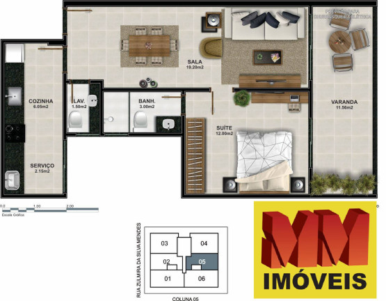 Imagem Apartamento com 1 Quarto à Venda, 60 m² em Braga - Cabo Frio Imagem Apartamento com 1 Quarto à Venda, 60 m² em Braga - Cabo Frio