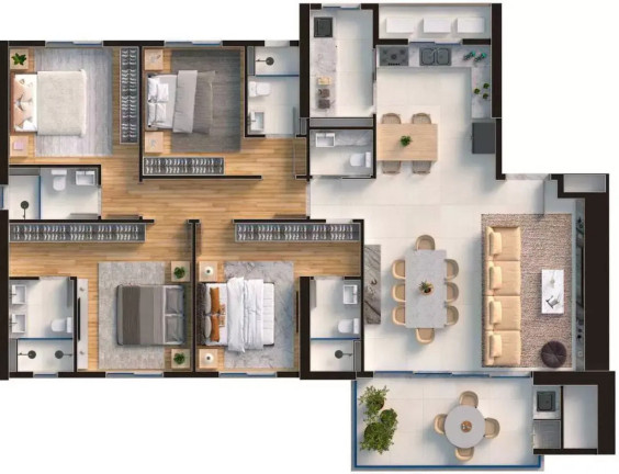 Imagem Apartamento com 4 Quartos à Venda, 212 m² em Centro - Balneário Camboriú
