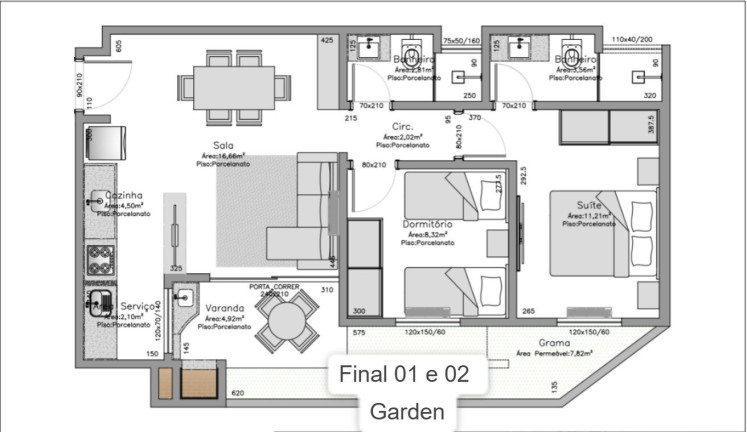 Imagem Apartamento com 2 Quartos à Venda, 64 m² em Jardim Claudia - Foz Do Iguaçu