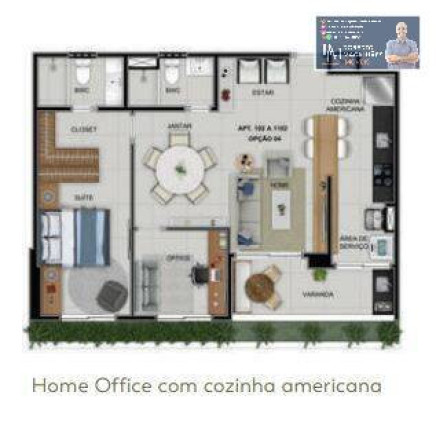Apartamento com 2 Quartos à Venda, 64 m² em Poço - Recife