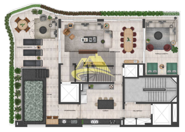 Imagem Cobertura com 4 Quartos à Venda, 398 m² em Jardins - São Paulo Imagem Cobertura com 4 Quartos à Venda, 398 m² em Jardins - São Paulo