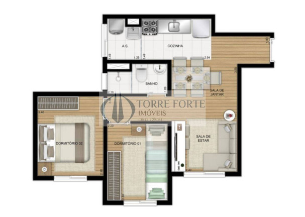 Imagem Apartamento com 2 Quartos à Venda, 42 m² em Cidade Ademar - São Paulo Imagem Apartamento com 2 Quartos à Venda, 42 m² em Cidade Ademar - São Paulo