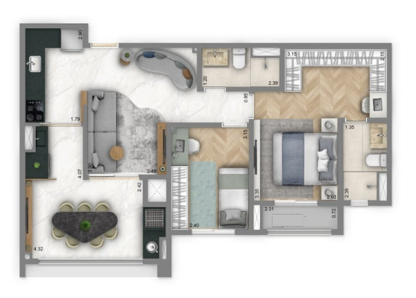 Imagem Apartamento com 2 Quartos à Venda, 67 m² em Saúde - São Paulo Imagem Apartamento com 2 Quartos à Venda, 67 m² em Saúde - São Paulo