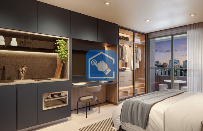 Imagem Apartamento com 1 Quarto à Venda, 27 m² em Aclimação - São Paulo