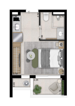 Imagem Imóvel com 1 Quarto à Venda, 30 m² em Perdizes - São Paulo Imagem Imóvel com 1 Quarto à Venda, 30 m² em Perdizes - São Paulo