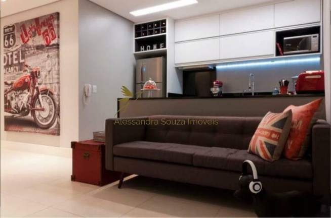 Imagem Apartamento com 1 Quarto para Alugar, 60 m² em Sítio Tamboré Alphaville - Barueri