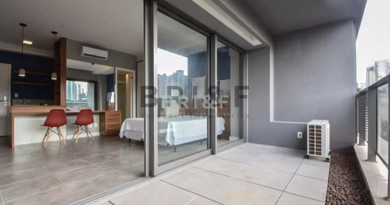 Imagem Apartamento com 1 Quarto para Alugar, 41 m² em Brooklin - São Paulo Imagem Apartamento com 1 Quarto para Alugar, 41 m² em Brooklin - São Paulo