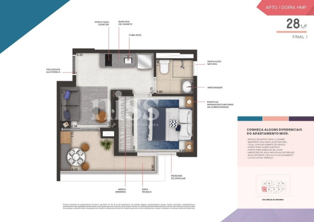 Imagem Imóvel com 1 Quarto à Venda, 22 m² em Pinheiros - São Paulo Imagem Imóvel com 1 Quarto à Venda, 22 m² em Pinheiros - São Paulo