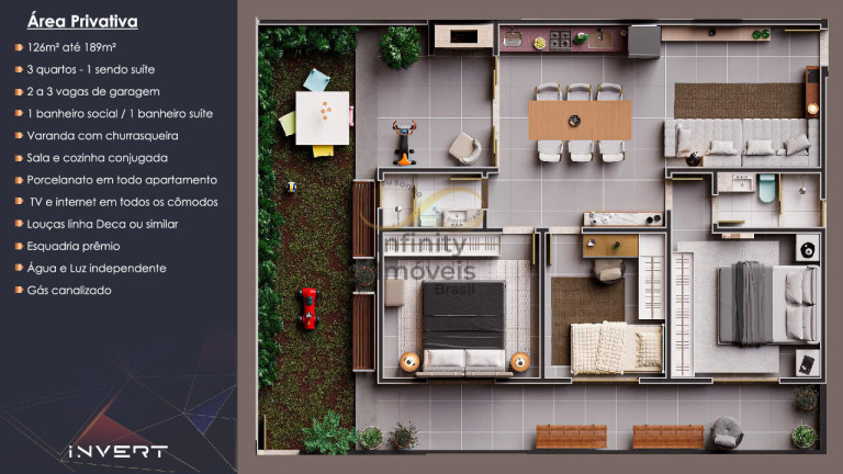 Imagem Apartamento com 3 Quartos à Venda, 109 m² em Cabral - Contagem Imagem Apartamento com 3 Quartos à Venda, 109 m² em Cabral - Contagem
