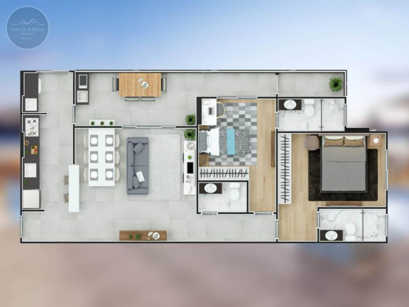 Imagem Apartamento com 2 Quartos à Venda, 84 m² em Canto Do Forte - Praia Grande