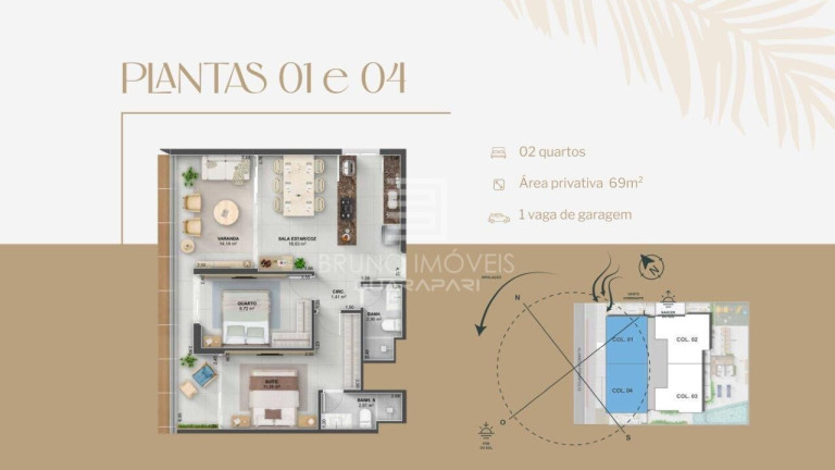 Imagem Apartamento com 2 Quartos à Venda, 69 m² em Enseada Azul - Guarapari Imagem Apartamento com 2 Quartos à Venda, 69 m² em Enseada Azul - Guarapari