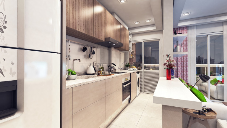 Imagem Apartamento com 2 Quartos à Venda, 57 m² em Canto Do Forte - Praia Grande