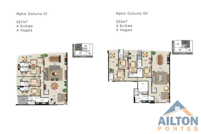 Imagem Apartamento com 4 Quartos à Venda, 221 m² em Praia Do Morro - Guarapari Imagem Apartamento com 4 Quartos à Venda, 221 m² em Praia Do Morro - Guarapari