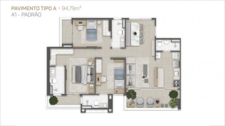 Imagem Apartamento com 3 Quartos à Venda, 94 m² em Aldeota - Fortaleza Imagem Apartamento com 3 Quartos à Venda, 94 m² em Aldeota - Fortaleza