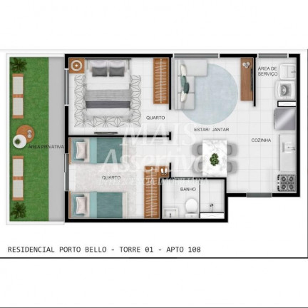 Imagem Apartamento com 2 Quartos à Venda, 41 m² em Fátima - Canoas Imagem Apartamento com 2 Quartos à Venda, 41 m² em Fátima - Canoas