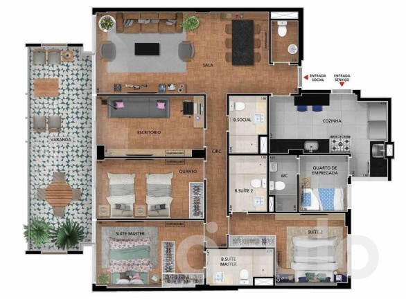 Imagem Apartamento com 4 Quartos à Venda, 135 m² em Jardim Botânico - Rio De Janeiro Imagem Apartamento com 4 Quartos à Venda, 135 m² em Jardim Botânico - Rio De Janeiro