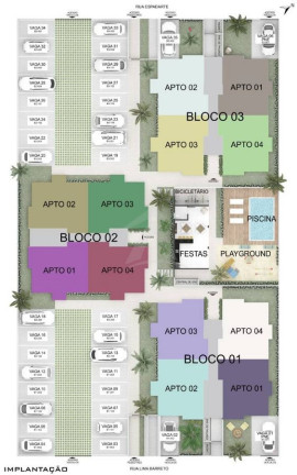 Apartamento com 2 Quartos à Venda, 52 m² em Jardim Da Barra - Itapoá