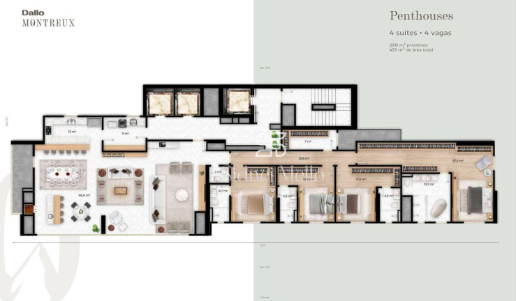 Imagem Cobertura com 4 Quartos à Venda, 280 m² em Centro - Itapema Imagem Cobertura com 4 Quartos à Venda, 280 m² em Centro - Itapema