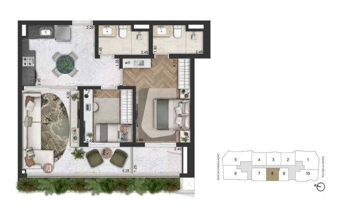 Imagem Apartamento com 2 Quartos à Venda, 82 m² em Consolação - São Paulo Imagem Apartamento com 2 Quartos à Venda, 82 m² em Consolação - São Paulo