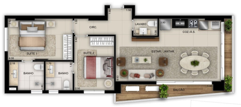 Imagem Apartamento com 3 Quartos à Venda, 223 m² em Setor Marista - Goiânia Imagem Apartamento com 3 Quartos à Venda, 223 m² em Setor Marista - Goiânia