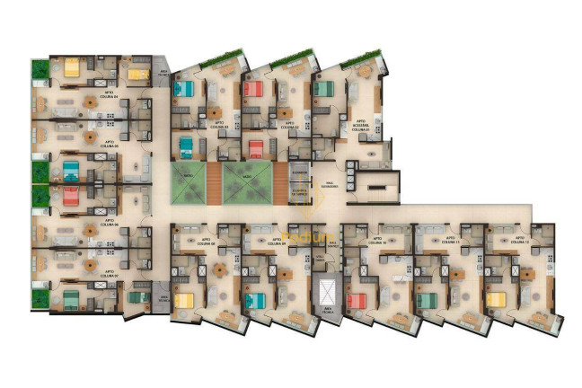 Imagem Apartamento com 1 Quarto à Venda, 63 m² em Cabo Branco - João Pessoa