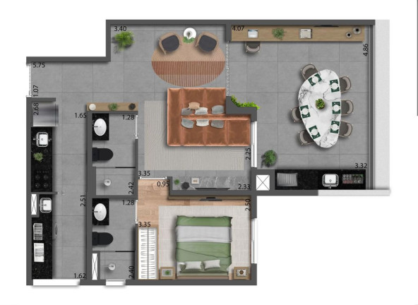Imagem Apartamento com 2 Quartos à Venda, 51 m² em Mooca - São Paulo Imagem Apartamento com 2 Quartos à Venda, 51 m² em Mooca - São Paulo