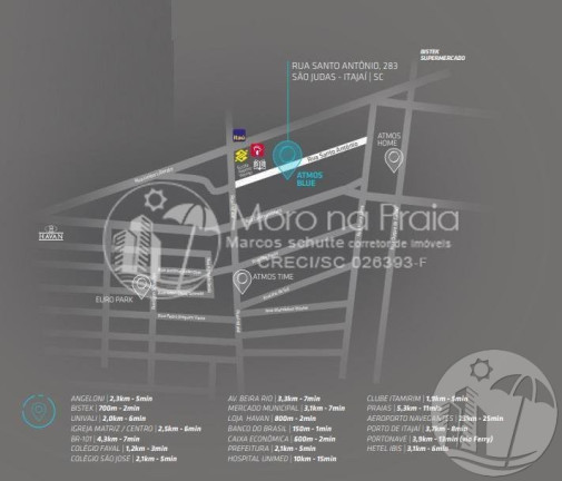 Imagem Apartamento com 2 Quartos à Venda, 72 m² em São Judas - Itajaí Imagem Apartamento com 2 Quartos à Venda, 72 m² em São Judas - Itajaí