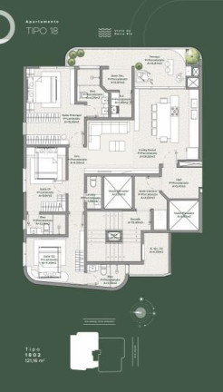 Imagem Apartamento com 3 Quartos à Venda, 131 m² em Fazenda - Itajaí Imagem Apartamento com 3 Quartos à Venda, 131 m² em Fazenda - Itajaí