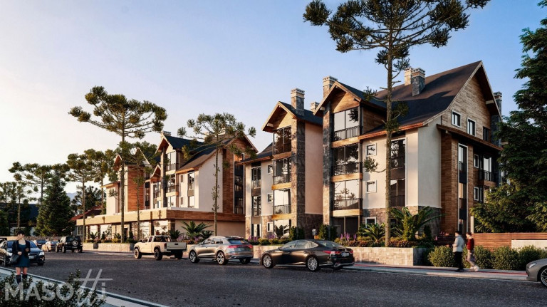 Imagem Apartamento com 2 Quartos à Venda, 82 m² em Bavária - Gramado Imagem Apartamento com 2 Quartos à Venda, 82 m² em Bavária - Gramado