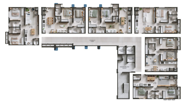 Imagem Apartamento com 2 Quartos à Venda, 69 m² em Morretes - Itapema
