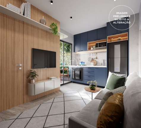 Imagem Apartamento com 1 Quarto à Venda, 17 m² em Tatuapé - São Paulo Imagem Apartamento com 1 Quarto à Venda, 17 m² em Tatuapé - São Paulo