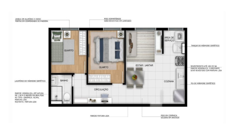 Imagem Apartamento com 2 Quartos à Venda, 45 m² em Piatã - Salvador Imagem Apartamento com 2 Quartos à Venda, 45 m² em Piatã - Salvador