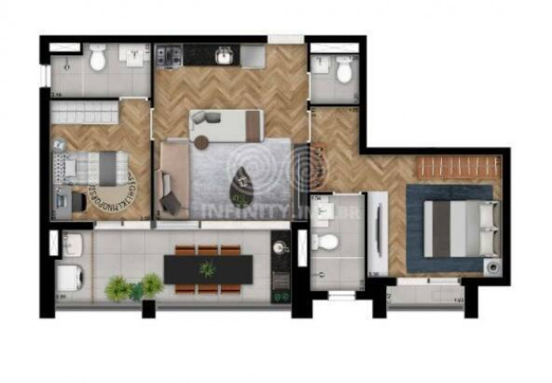 Imagem Apartamento com 2 Quartos à Venda, 70 m² em Pinheiros - São Paulo Imagem Apartamento com 2 Quartos à Venda, 70 m² em Pinheiros - São Paulo