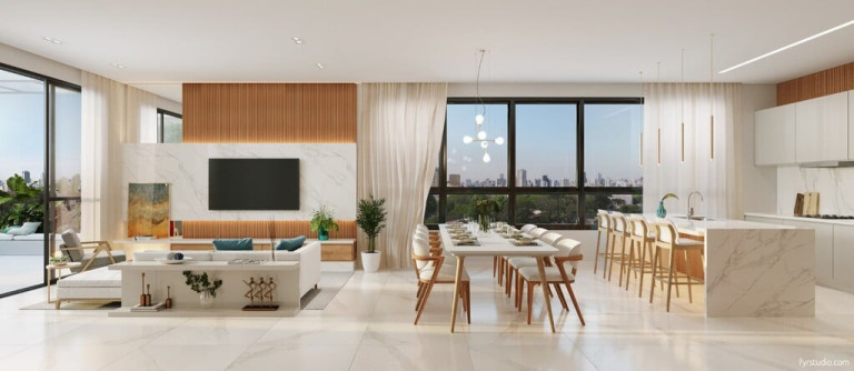 Imagem Imóvel com 3 Quartos à Venda, 109 m² em Mercês - Curitiba