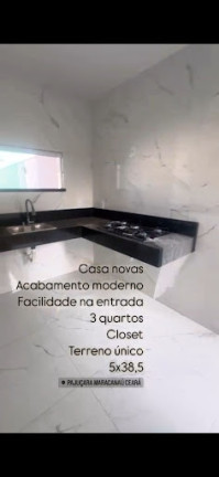 Imagem Casa com 2 Quartos à Venda, 89 m² em Pedras - Itaitinga Imagem Casa com 2 Quartos à Venda, 89 m² em Pedras - Itaitinga