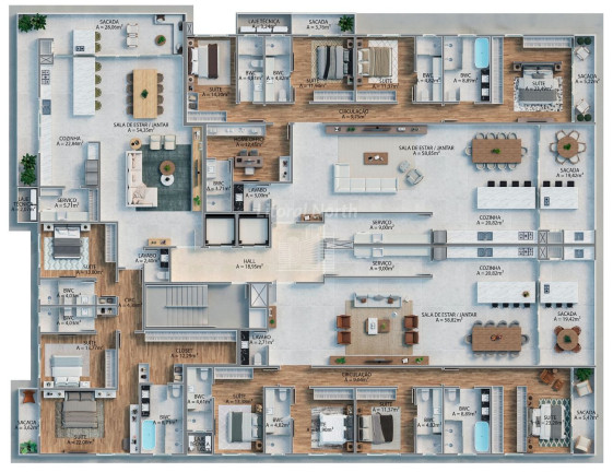 Imagem Apartamento com 4 Quartos à Venda, 229 m² em Praia Brava - Itajaí