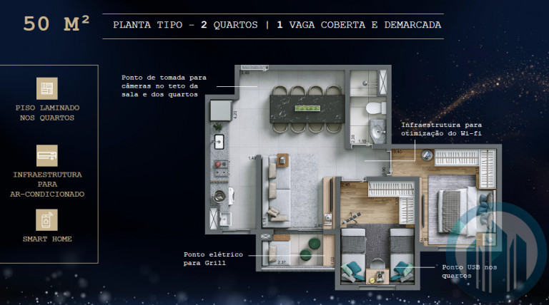 Imagem Apartamento com 2 Quartos à Venda, 50 m² em Rudge Ramos - São Bernardo Do Campo